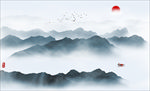水墨山水画
