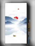 新中式壁画 山水挂画