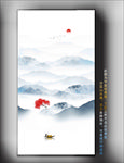 水墨山水挂画