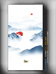 玄关水墨山水