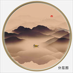 古典山水 复古水墨画