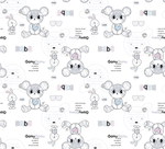 大牌睡衣可爱卡通图案兔子