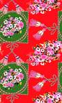 数码印花 方巾 花朵