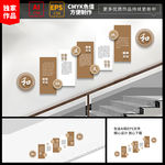 社区文化墙 楼梯文化墙