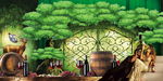葡萄酒庄 背景画