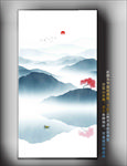 水墨画 壁纸壁画挂画 山水