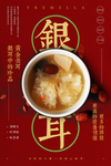 银耳粥美食海报