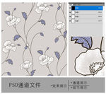 花卉花纹通道图片