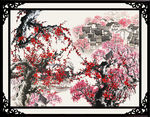 国画梅花