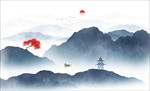 新中式山水画