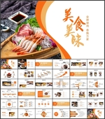 美食PPT模板