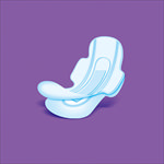 卫生巾素材效果图片