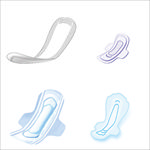 卫生巾素材效果图片