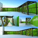 房地产样板间通道设计效果图