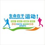 体育运动形象墙