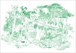 树木小房屋  简笔画