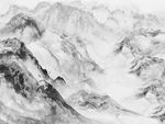大理石山水背景墙