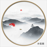 酒店装饰画 客厅山水画挂画