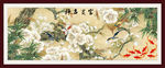 梅花九鱼图