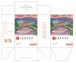 红豆薏米芡实茶花茶插画简单包装