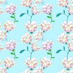 四方连续数码印花小碎花图案