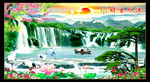 巨幅山水画