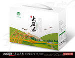 生态大雁米包装盒展开图