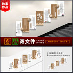 学校楼梯文化墙