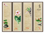 国画荷花