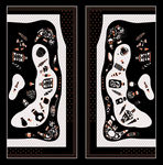 定位花 瓶子花 衣服