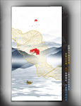 抽象线条 金线