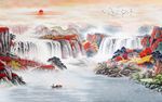 鸿运当头水墨画