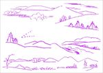 高山重重 手绘画