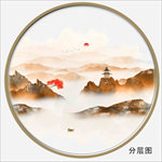 圆形金山