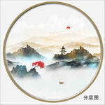 圆形装饰画挂画