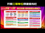 开展三零单位创建宣传栏