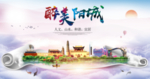 阳城醉大美卫生文明城市海报
