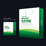 绿色手提袋