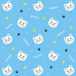 卡通小猫背景图