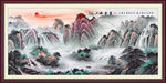 山水画国画山水画