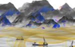 抽象山水