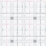 大牌精美几何乱花格子