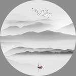 新中式山水画 水墨山水