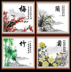 梅兰竹菊