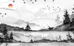 水墨山水