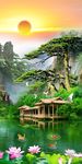 江山如画玄关背景