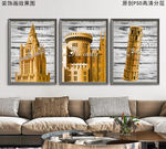 复古建筑欧式装饰画