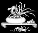 花瓶灰度图