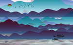 国画山水