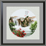 山水画 水墨山水画 意境山水画